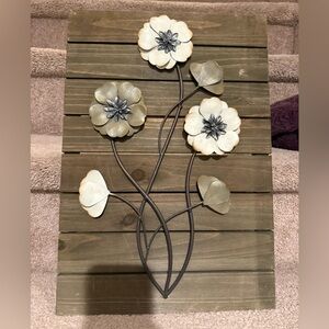 Flower wall decor